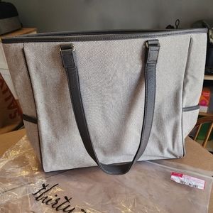 Thirty-One Cindy Tote 2-Tone Weave
